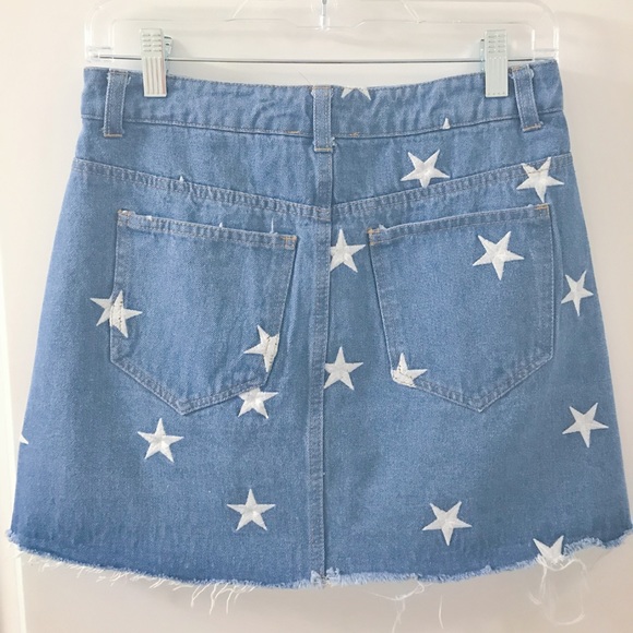 Denim Mini Skirt - Picture 3 of 4